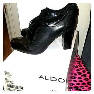 ALDO Felolixi Black Patent 3.5" Heels